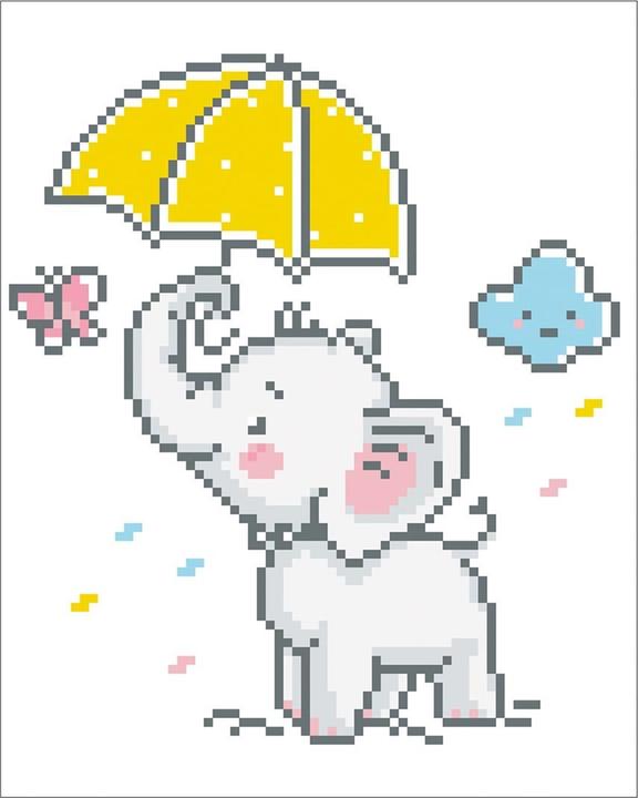 Image du produit Diamond Dotz Diamond Painting Bébé éléphant