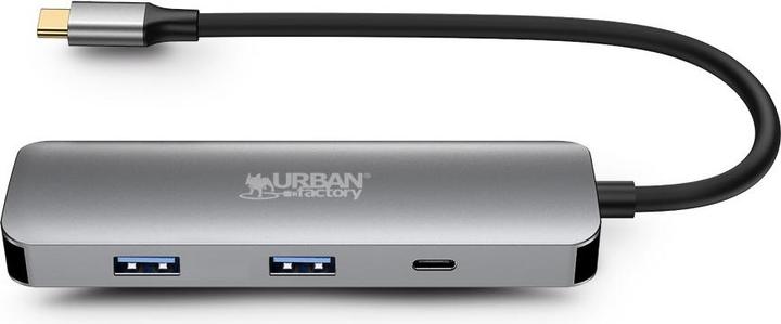 Actual product image Urban Factory Hubee 4in1 Hub Usb-C (USB-C, 4 ports)
