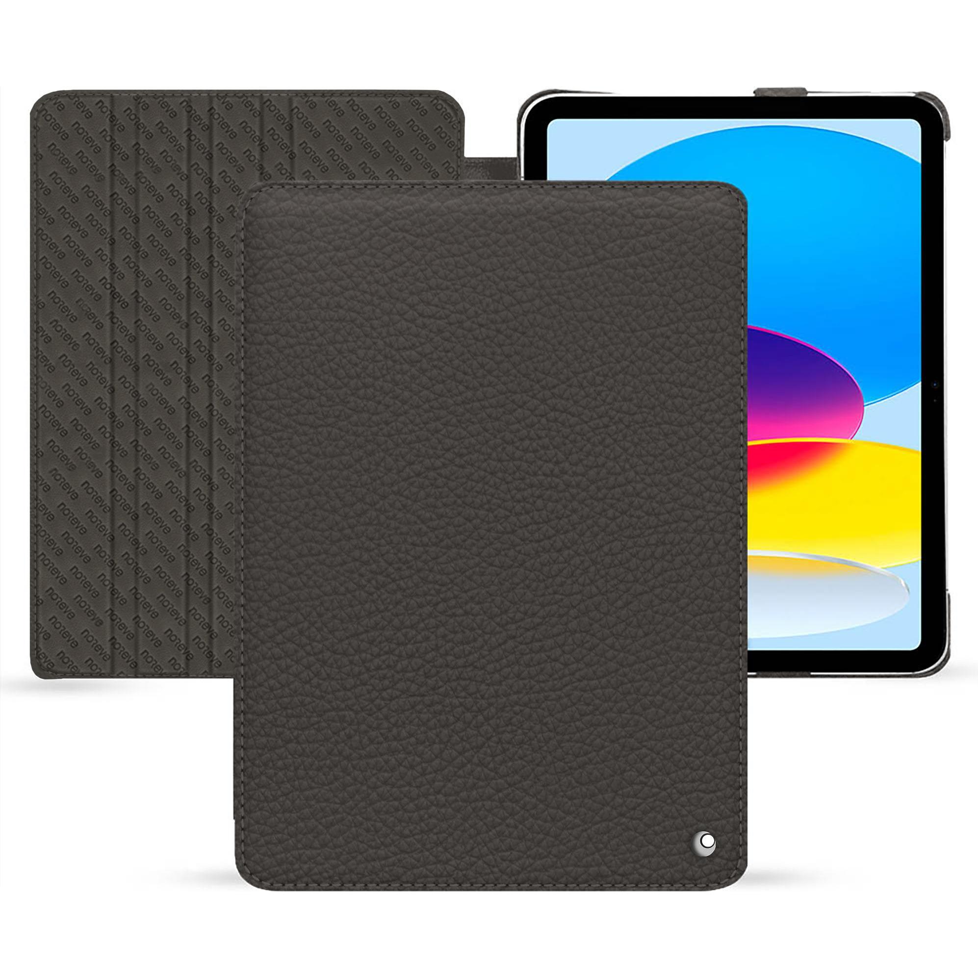 Thumbnail - Noreve Lederschutzhülle horizontal (iPad 2022 (10. Gen)), Tablet Hülle, Grau