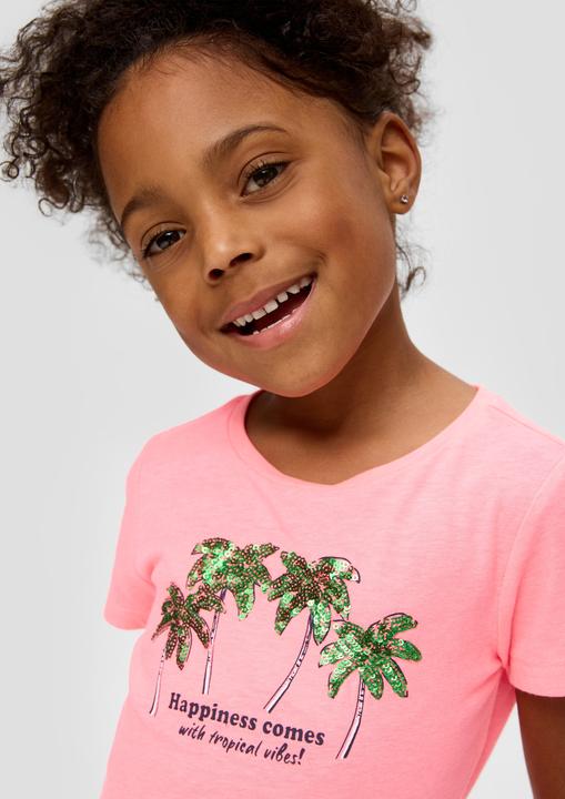 Produktbild S.Oliver Kleid Kurzes Kleid mit Pailletten-Applikation (92)