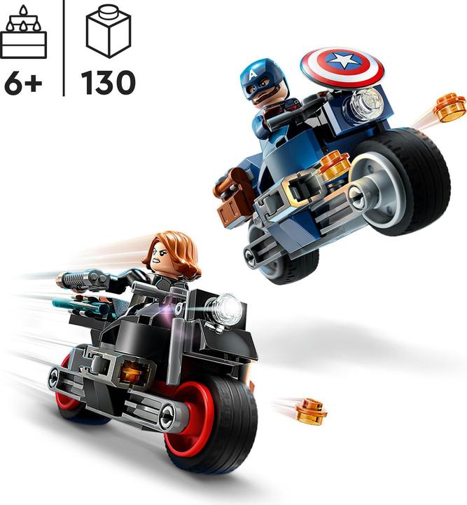 Produktbild LEGO Black Widows & Captain Americas Motorräder (76260, LEGO Marvel)