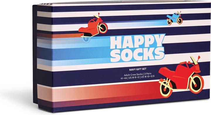 Immagine prodotto Happy Socks Set regalo Navy (confezione da 3, 36 - 40)