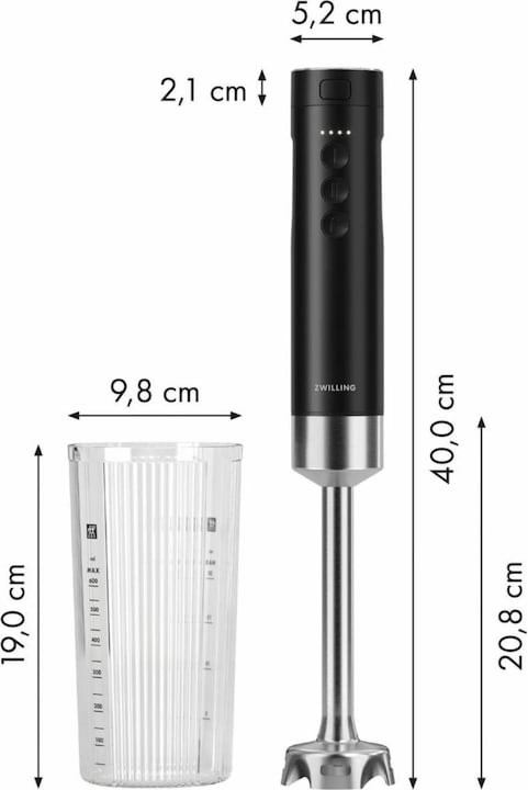 Produktbild Zwilling Xtend Akku Stabmixer Starter Set