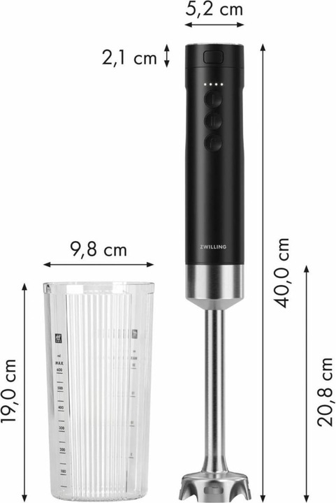 Actual product image Zwilling Xtend Akku Stabmixer Starter Set