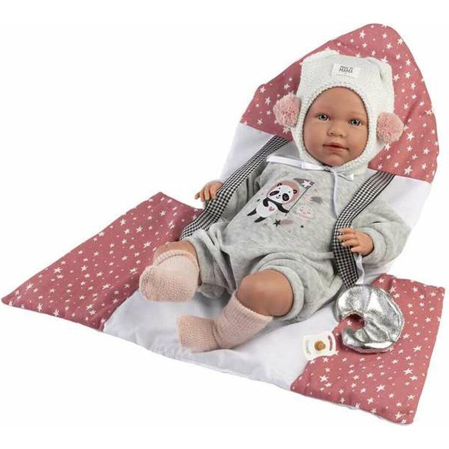 Llorens Mimi Babypuppe weint mit Trage 42cm
