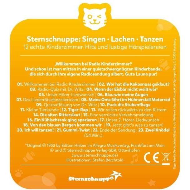 Thumbnail - Tigermedia Tigercard- Sternschnuppe: Singen, Lachen, Tanzen (Deutsch)