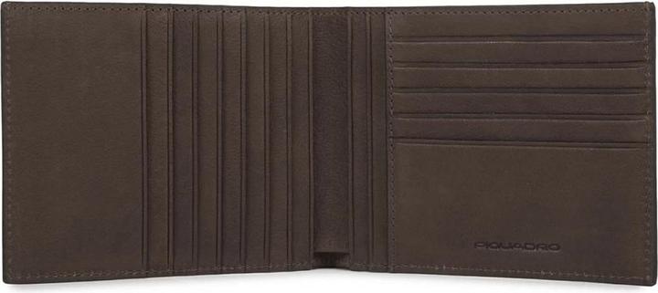 Actual product image Piquadro Black Square - Men's wallet with 12 card slots