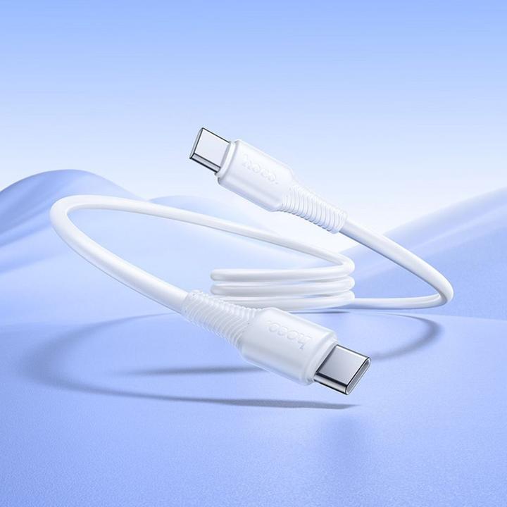 Produktbild Hoco Cable Cable USB C to USB C 3A 60W 1 m X120 white (1 m, 60 W)