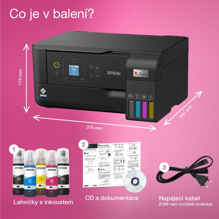 Produktbild Epson EcoTank L3560 Multifunctional printer (Tintenpatrone)