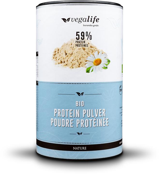 Produktbild vegalife Protein Pulver Natur (Sport-Shake, Neutral, Mahlzeitenersatz oder Müesli, leicht nussig, 1 Stk., 450 g)