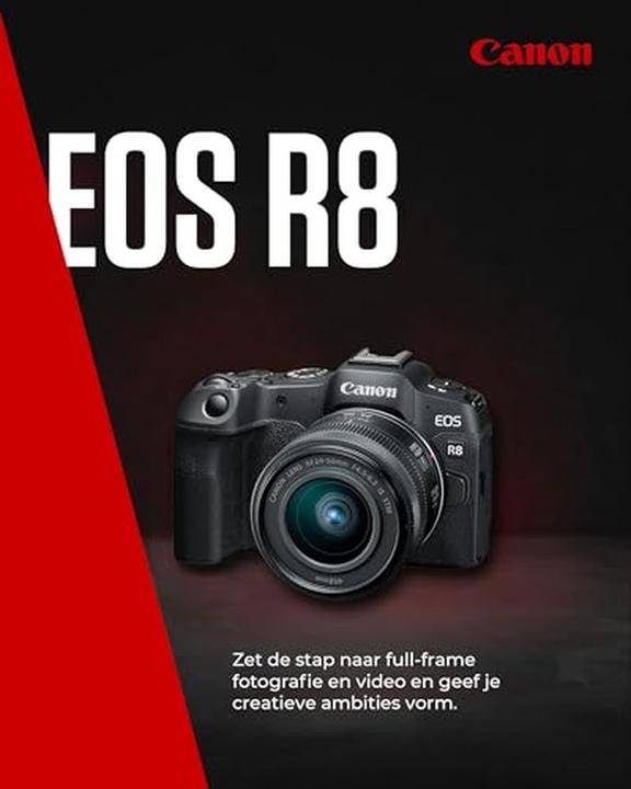 Productafbeelding Canon EOS R8 Kit - (EU) (24 - 50 mm, 24.20 Mpx, Volledig formaat)