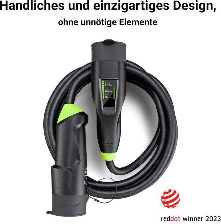 Actual product image GreenCell Habu (Type 2, 11 kW, 16 A)