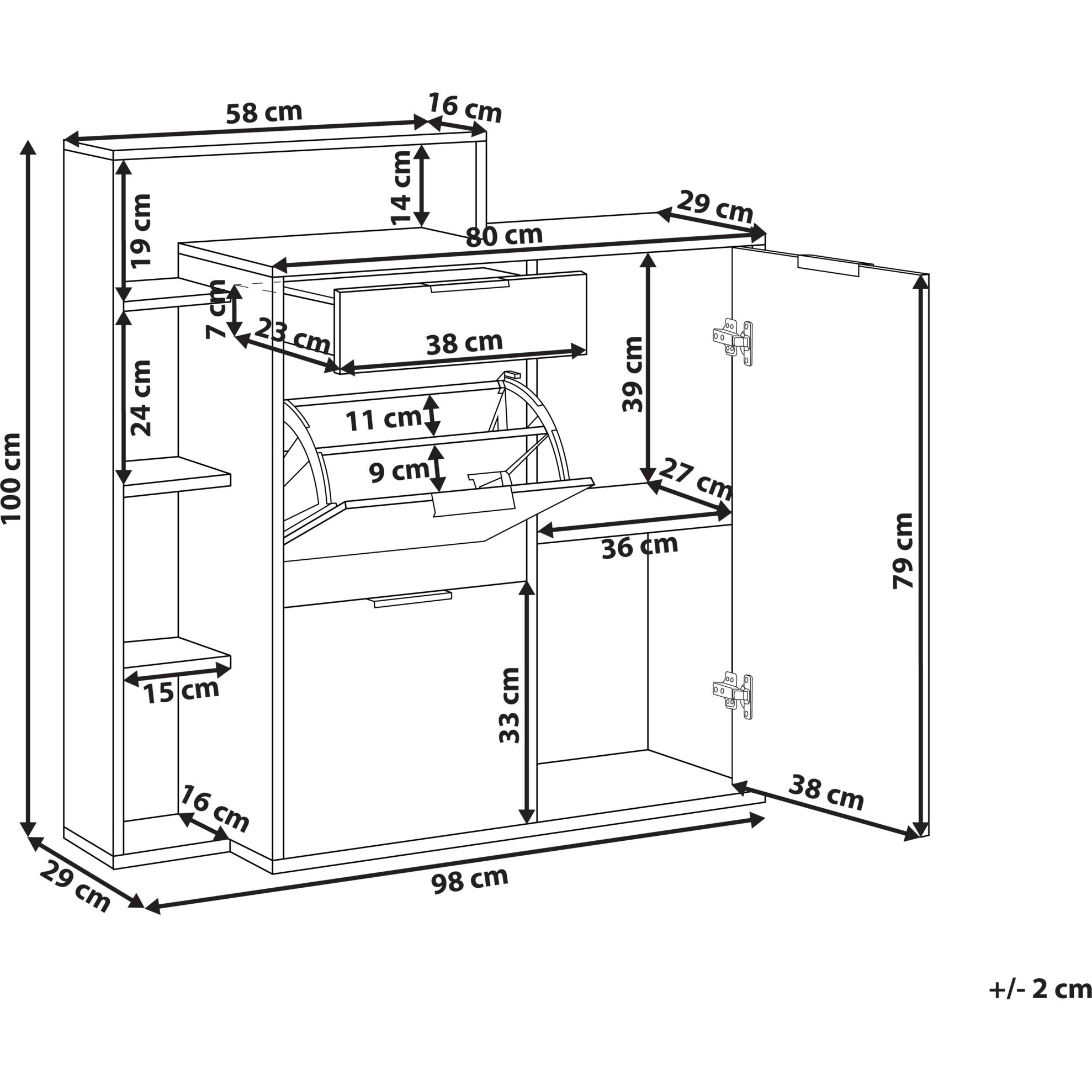 Thumbnail - Beliani, Schuhschrank, Mirani