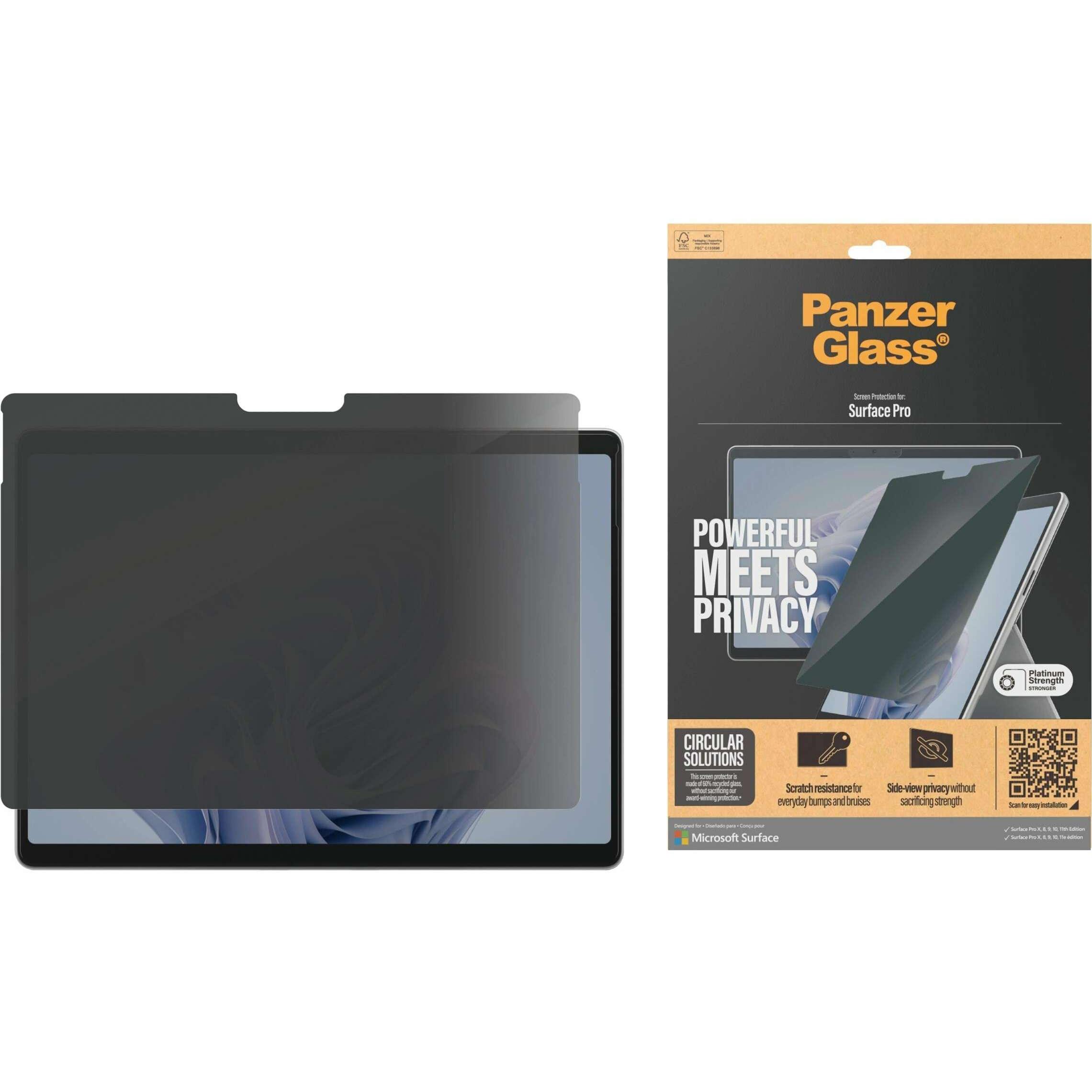 PanzerGlass Ultra Wide Fit Privacy (1 Stück, 9, 11), Tablet Schutzfolie