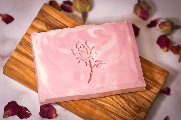 Actual product image Vivi Soaps Valentine - Rose soap (Hard soap)