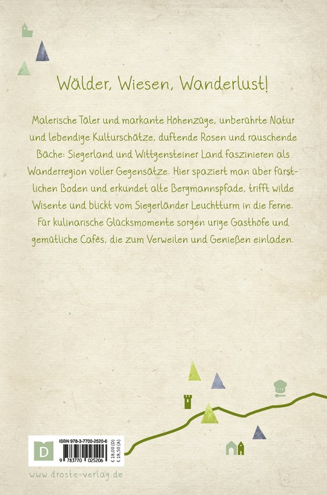 Produktbild Siegerland - Mit Wittgensteiner Land. Wandern für die Seele (Deutsch, Salome Hess, Matthias Hess, 2024)