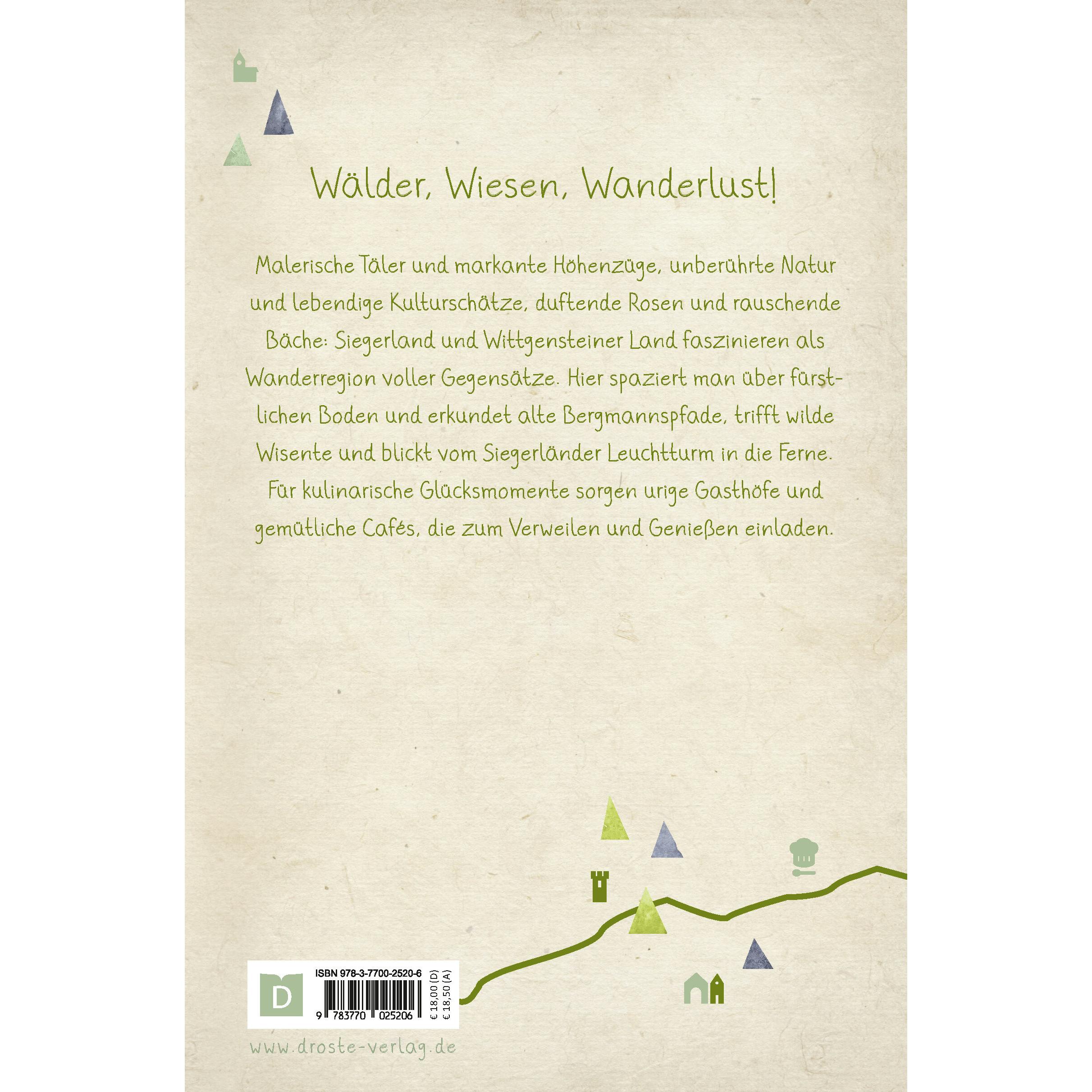 Thumbnail - Siegerland - Mit Wittgensteiner Land. Wandern für die Seele, Ratgeber von Salome Hess, Matthias Hess