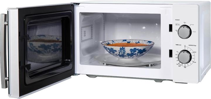 Actual product image Russell Hobbs RHM2060 – Manuelle Mikrowelle, 20 L, Weiss (20 l)