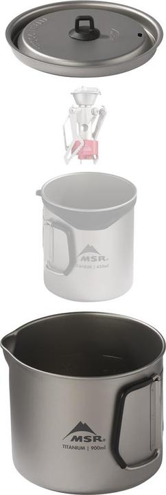 Actual product image Msr Titan Kettle 900