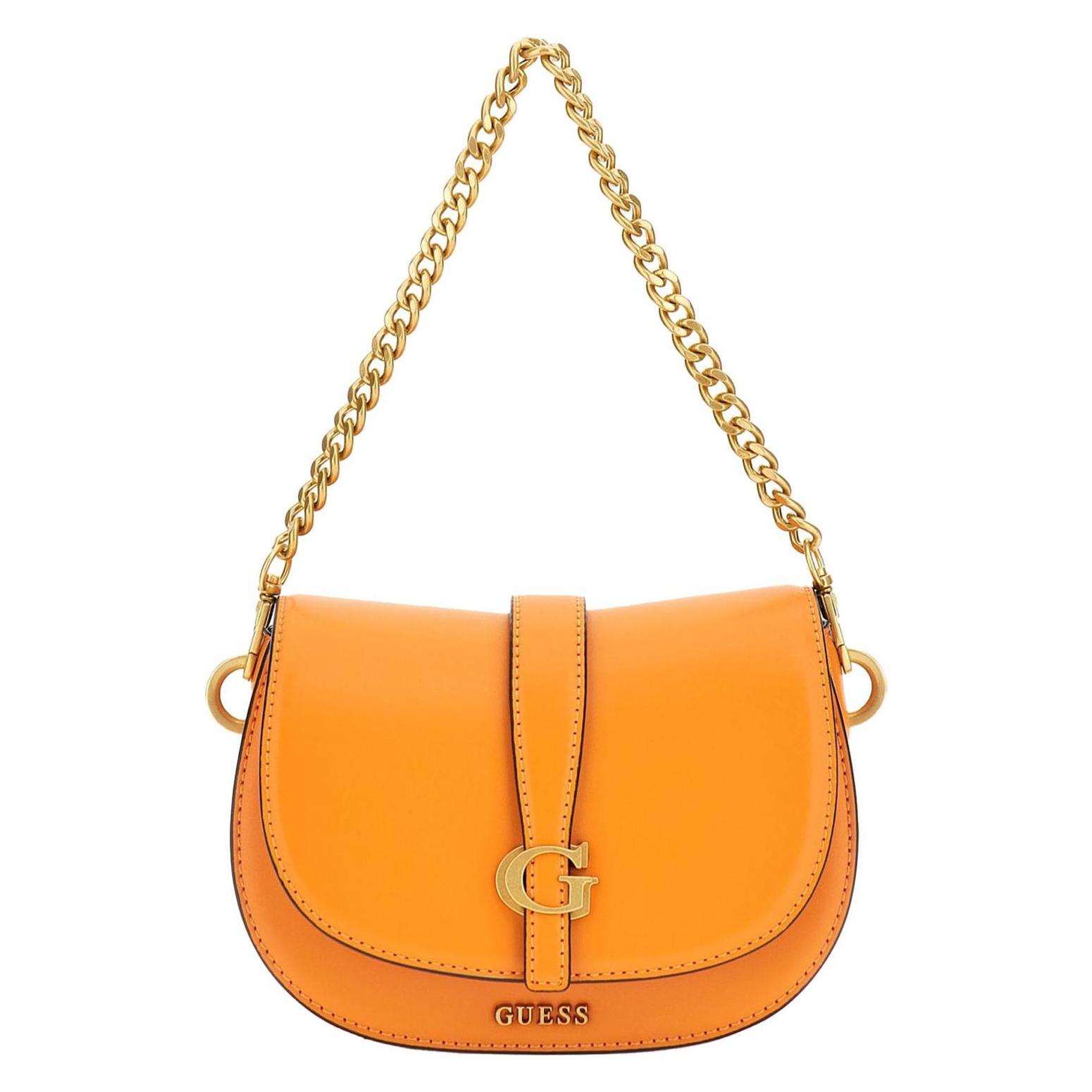 Guess, Damen, Handtasche, Kuba Mini Crossbody Flap, Orange