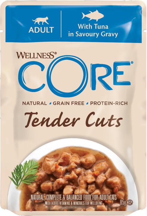 Produktbild Core Tender Cuts w/Tuna in Savoury Gravy 85g (85 g)