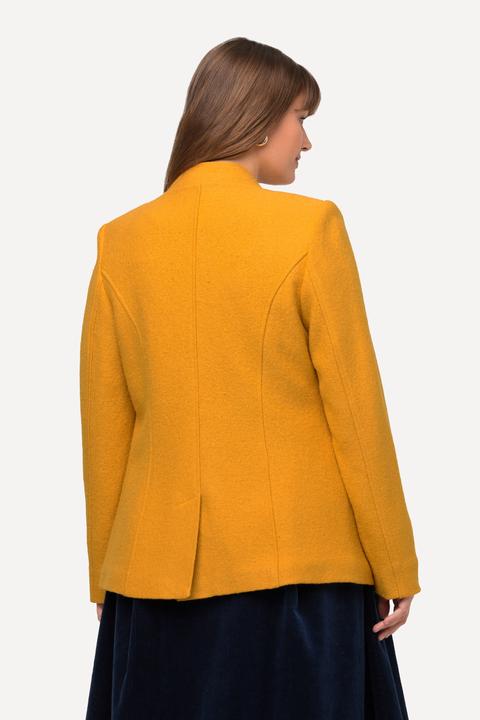 Actual product image Ulla Popken Boiled Wool Princess Seam Jacket (50)