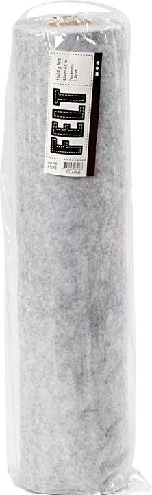 Actual product image Creativ Company Craft felt 180-200 g, grey, 1 roll, detail colour: grey