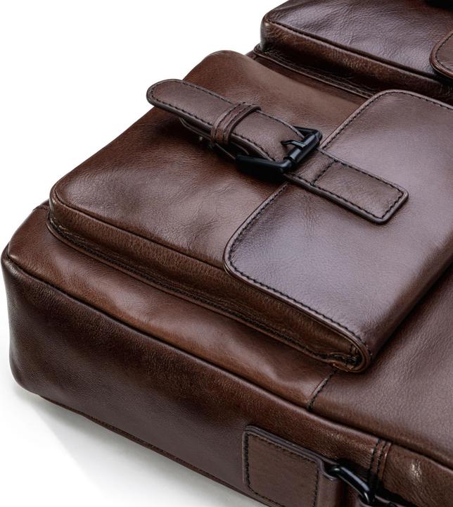 Image du produit Farmhood Memphis Porte-documents Messenger en cuir 38 cm Compartiment pour ordinateur portable