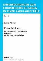 Produktbild Otto Zöckler (Deutsch, Svenja Meindl, 2008)