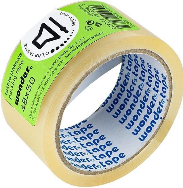 Produktbild Wonder Leises Paketband 48x50 transparent (48 mm)