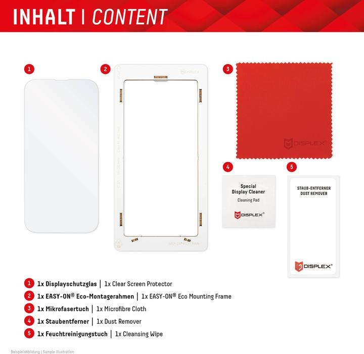 Produktbild Displex Real Glass (1 Stück, Apple iPhone 15)
