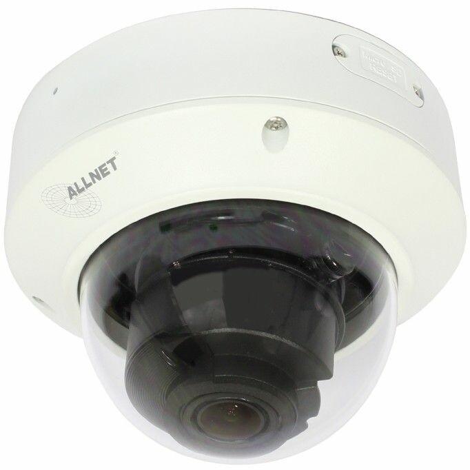 Allnet ip camera fixed dome / outdoor / 5mp / ir / vandalism / low-light / motorised vario-obje