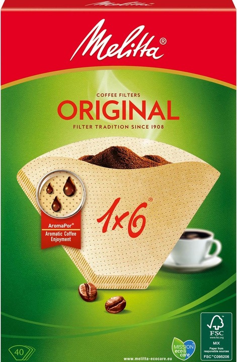 Melitta Kaffeefilter 1X6 - 40 Stk.