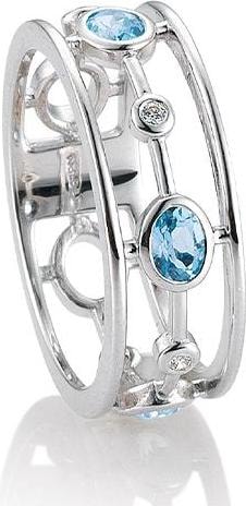 Image du produit Breuning BAGUE - ED.TOP.HELL/Brill. 0,04 Ct. H/si (59, Or 750/18 K)