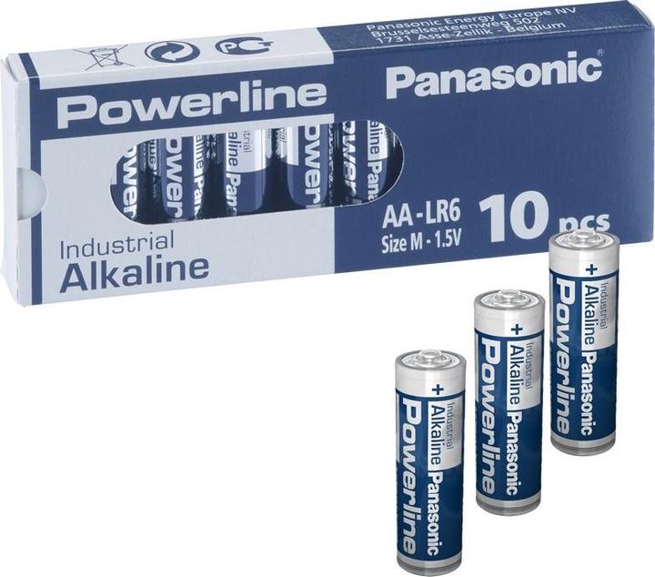 Produktbild Panasonic Powerline Industrial Alkaline (10 Stk., AA)