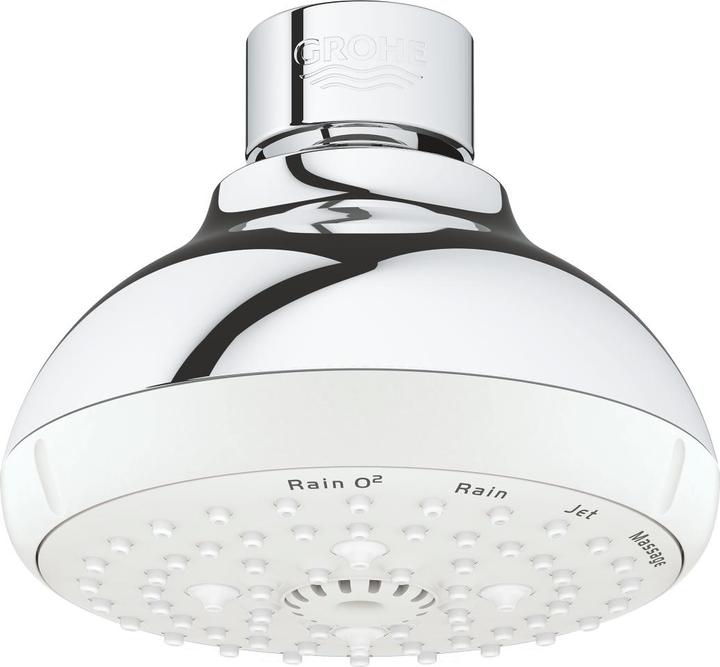 Grohe Overhead shower TEMPESTA 100 chr (4 Beam types, 9.50 l/min)