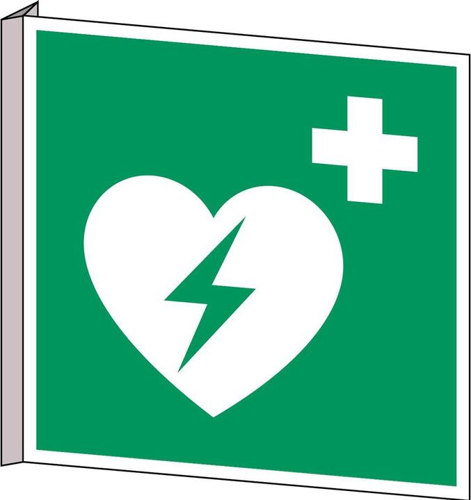 Image du produit Brady Marquage de sécurité ISO - Défibrillateur