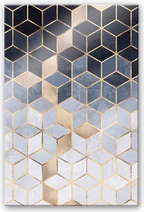 Image du produit Trenddeko Géométrie bleue (130 x 200 cm)