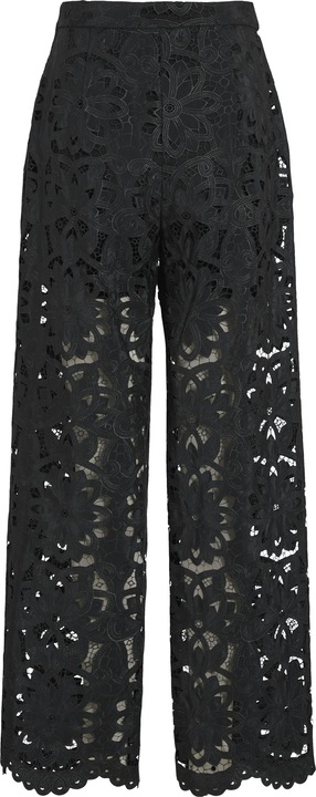 Rouge Edit Spitzen High Waist Hose