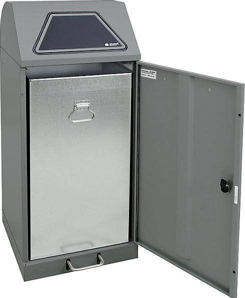Actual product image kaiserkraft Recyclable waste collector system, foot-operated access flap (120 l)
