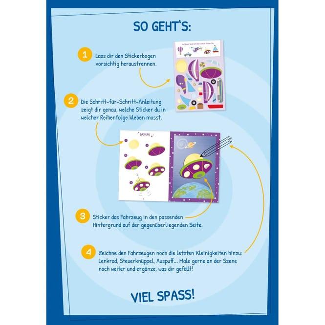 Energie-Label Tessloff Stickern Schritt für Schritt. Fahrzeuge