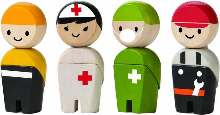 Produktbild Plantoys Minifiguren Rettungsteam