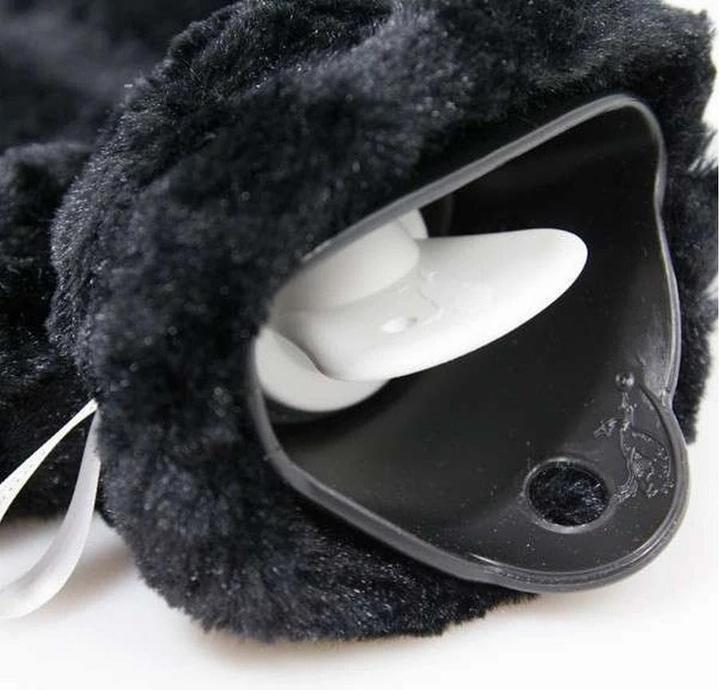 Actual product image Frosch Warrmflasche PVC 1.8l Hochfl schw (1.80 l, Bed flask with cover)