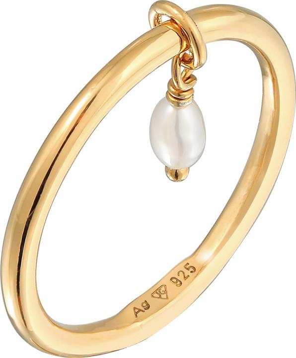 Immagine prodotto Elli Anello a fascia, Perla, Anello con perla (54, 925 Argento)