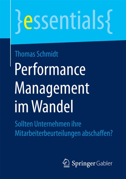 Produktbild Performance Management im Wandel (Deutsch, Thomas Schmidt, 2018)