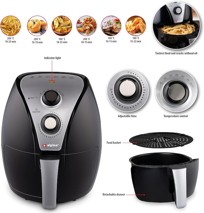 Produktbild alpina Heissluftfritteuse 3.2L