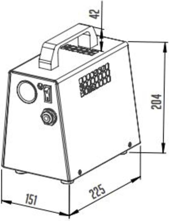 Immagine prodotto Ich-zapfe Druckluft Kompressor, Luftkompressor - VK15/30, für Bierzapfen ohne CO2