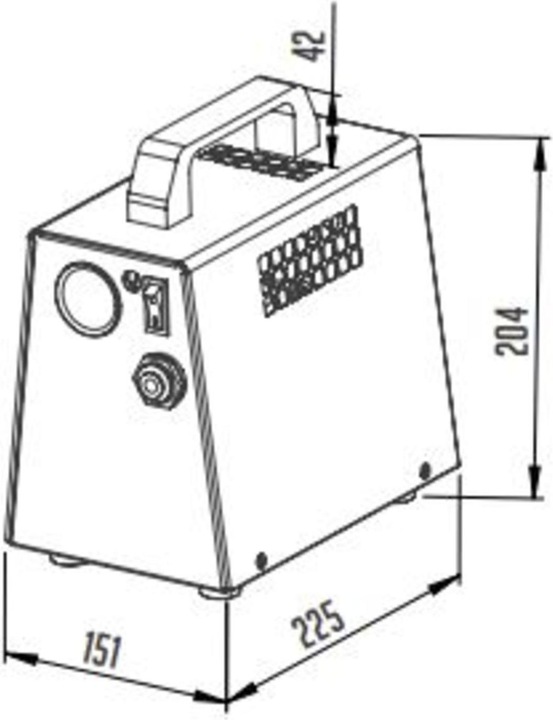 Actual product image Ich-zapfe Druckluft Kompressor, Luftkompressor - VK15/30, für Bierzapfen ohne CO2