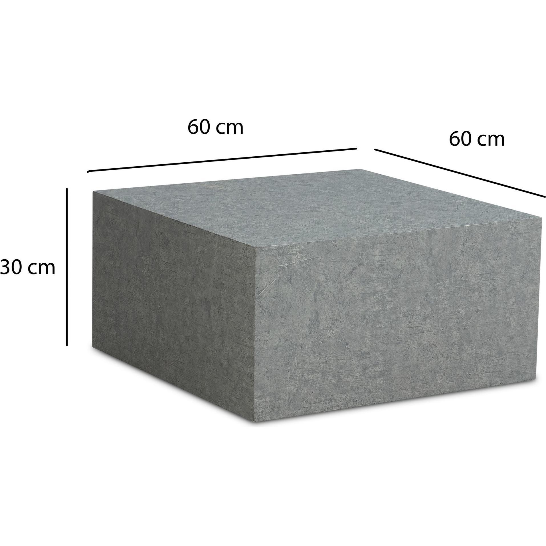 Thumbnail - Wohnling, Couchtisch + Beistelltisch, Monobloc (60 x 60 x 30 cm)