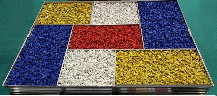 Actual product image Green Split Set of 20 ultra-strong aluminium lawn edging 14cm x 1m (20m long) | bed edging | bed edging | bed